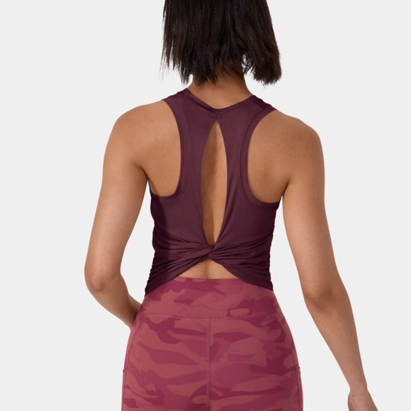 HALARA TWISTED CUT OUT CROP TOP SMALL - Picture 1 of 3